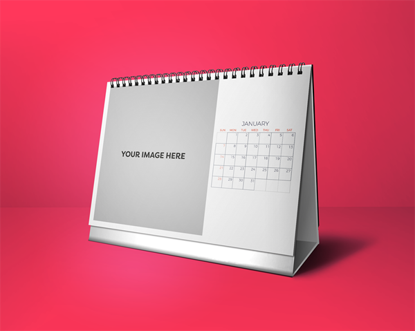 Picture of Professional and Clean - Desktop Calendar Template