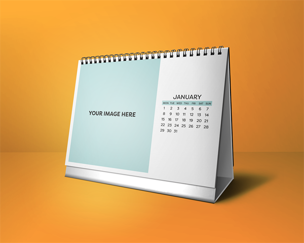 Picture of Easy Going - Desktop Calendar Template